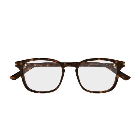  구찌 안경 GG2129 O 리네아 인스티튜셔널 로고 002 재활용 아세테이트 안경 하바나