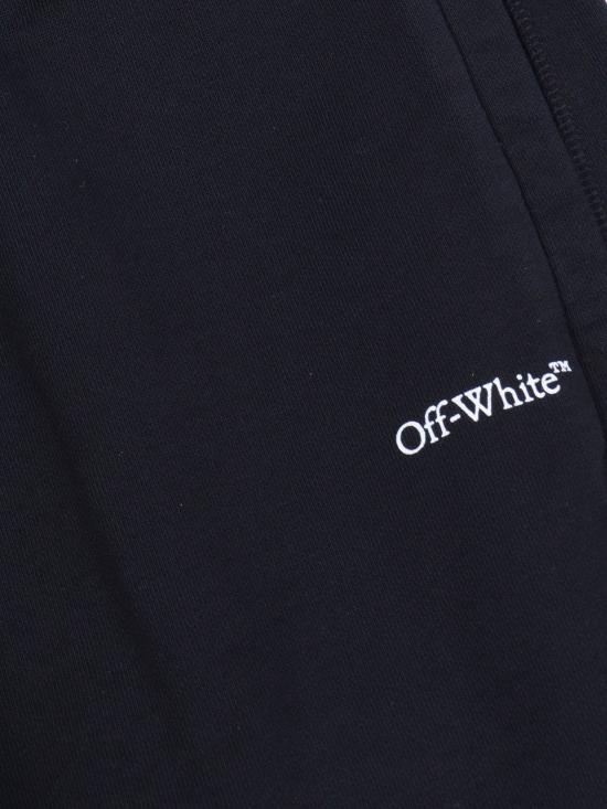  오프화이트 트레이닝/조거 팬츠 북키쉬 디아그 스웨트팬츠 블랙 - OFF WHITE
