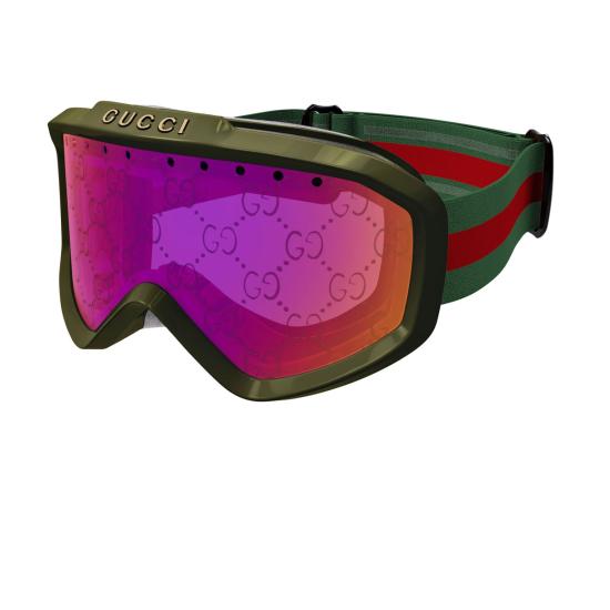  구찌 스포츠웨어 GG1210 S003 아세테이트/엘라스틱 밴드 선글라스 그린 - GUCCI