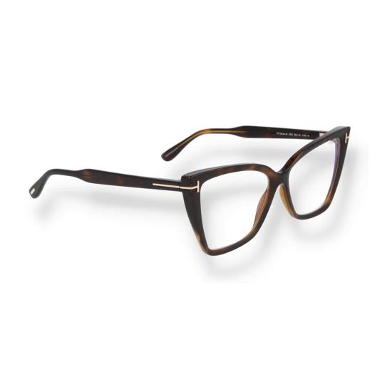  톰포드 안경 톰 포드 FT5844 셀룰로이드  마론 색상 - TOMFORD