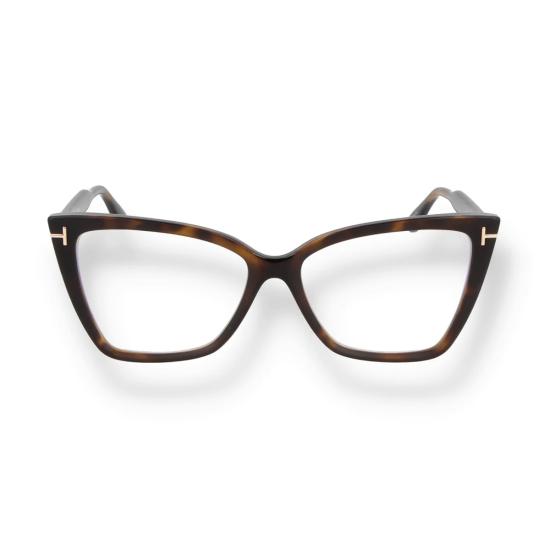  톰포드 안경 톰 포드 FT5844 셀룰로이드  마론 색상 - TOMFORD