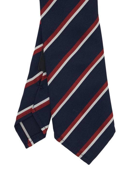  디스퀘어드2 넥타이 Dsquared2 올오버 스트라이프 모티브 타이 블루 - DSQUARED2