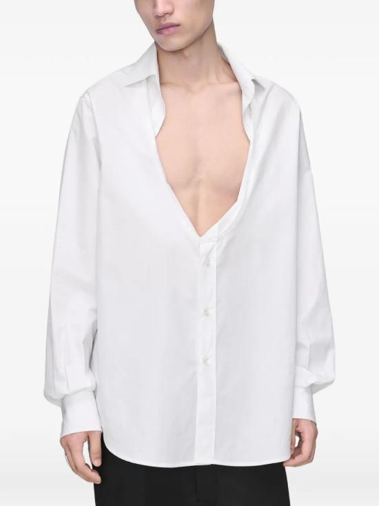 26SS 마르지엘라 긴팔 셔츠 S67DT0026 S43001 100 White - MAISON MARGIELA