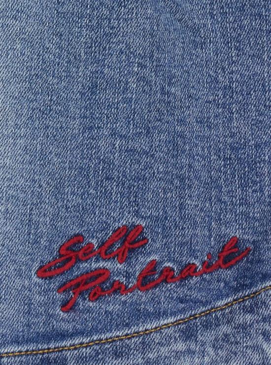  셀프 포트레이트 데님 원피스 - SELF PORTRAIT