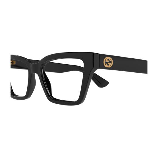  구찌 안경 Gucci Gg1715 O Linea Gg 로고 광학  Nero - GUCCI
