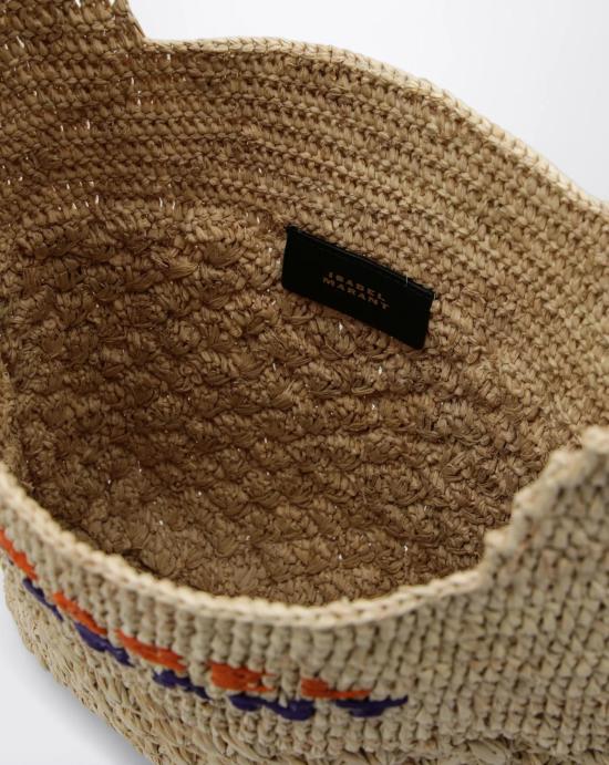 26SS 이자벨마랑 숄더백 PP0181FAB1X17M NLPU Natural purple orange - ISABEL MARANT