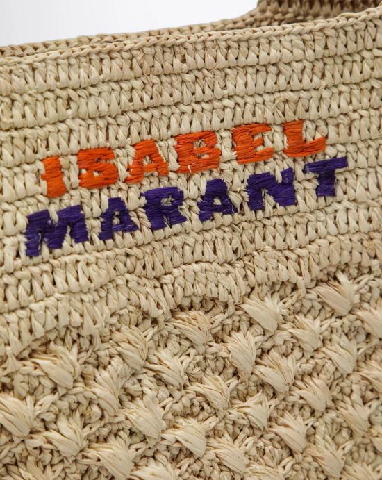 26SS 이자벨마랑 숄더백 PP0181FAB1X17M NLPU Natural purple orange - ISABEL MARANT