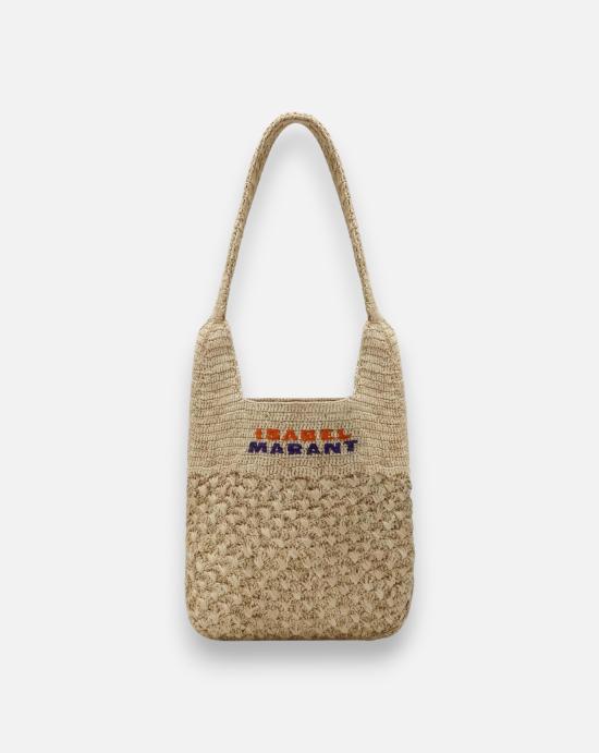 26SS 이자벨마랑 숄더백 PP0181FAB1X17M NLPU Natural purple orange