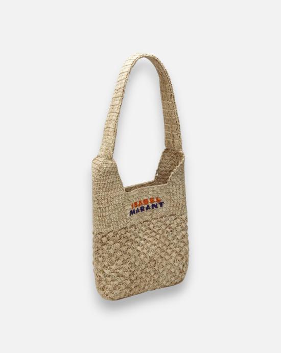 26SS 이자벨마랑 숄더백 PP0181FAB1X17M NLPU Natural purple orange - ISABEL MARANT