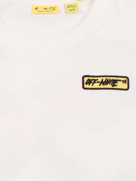  오프화이트 반팔 티셔츠 애로우 패치 티셔츠 S S T 셔츠 화이트 - OFF WHITE