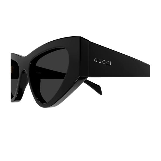  구찌 선글라스 GG2019 S 리네아 인스티튜셔널 로고 001 선글라스 블랙/그레이 - GUCCI