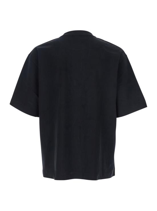  오프화이트 반팔 티셔츠 오버사이즈 로고 콘트라스트 프린트 티셔츠 블랙 - OFF WHITE