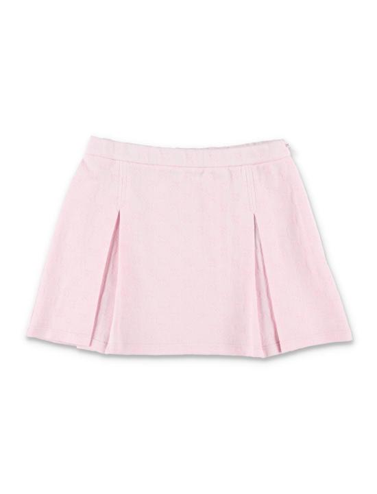  [키즈] 구찌 스커트 GG 피쿠 플리츠 미니  베이비 핑크 (아동용) - GUCCI