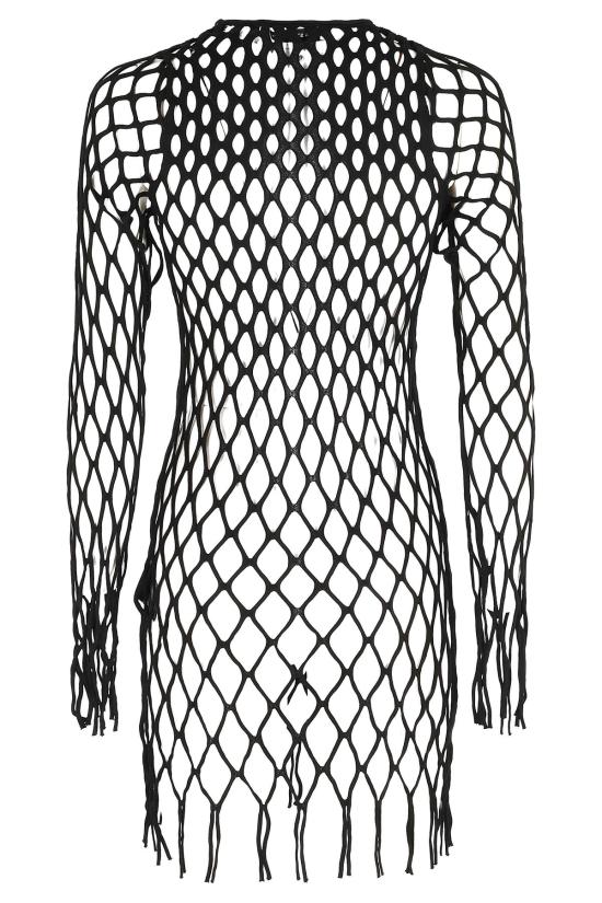  크리스토퍼에스버 숏 원피스 크리스토퍼 에스버 니트 메시 미니 드레스 브라운 - CHRISTOPHER ESBER