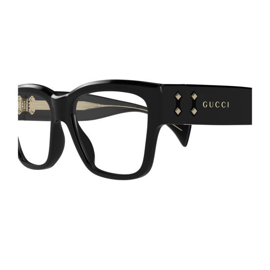  구찌 안경 GG1705 O 리네아 리벳 001  블랙 - GUCCI