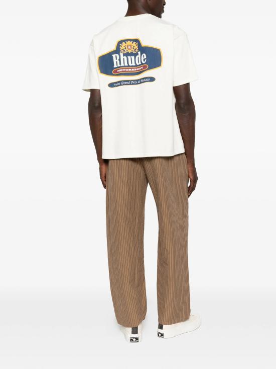 26SS 루드 반팔 티셔츠 RHSS26TT04012 6190 White - RHUDE