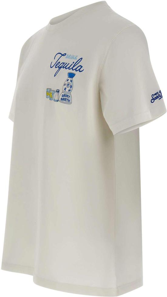 26SS 세인트바쓰 반팔 티셔츠 PRL000207985L WHITE - MC2 SAINT BARTH