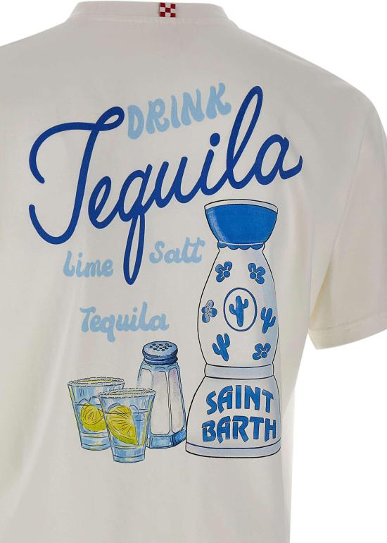 26SS 세인트바쓰 반팔 티셔츠 PRL000207985L WHITE - MC2 SAINT BARTH