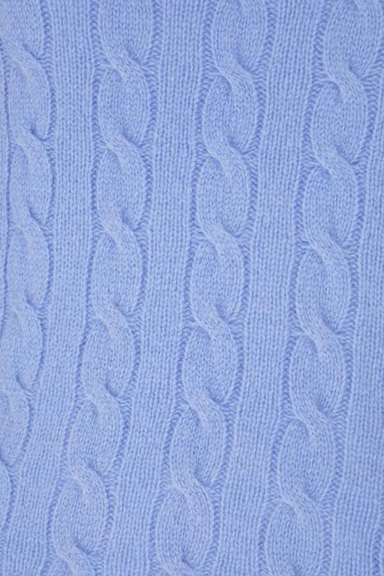 26SS 폴로 랄프로렌 포니 로고 피마코튼 케이블 니트 스웨터 211971869 009 NEW LITCHFIELD BLUE - POLO RALPH LAUREN