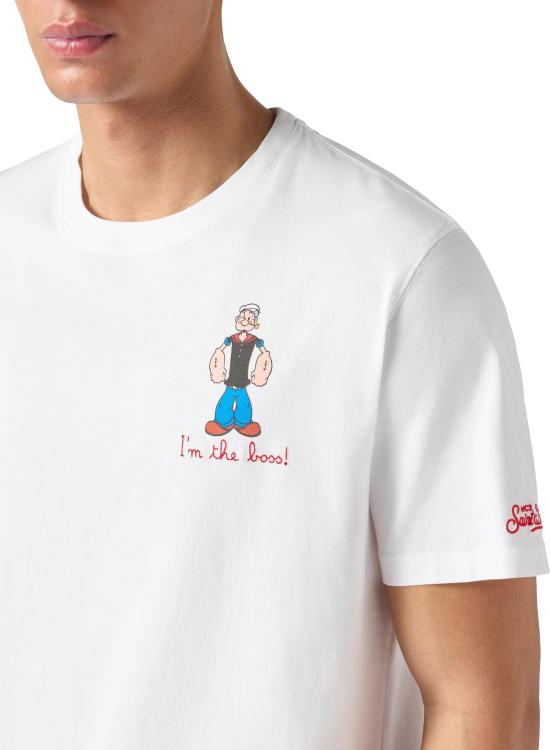 26SS 세인트바쓰 반팔 티셔츠 POT000103597L WHITE - MC2 SAINT BARTH