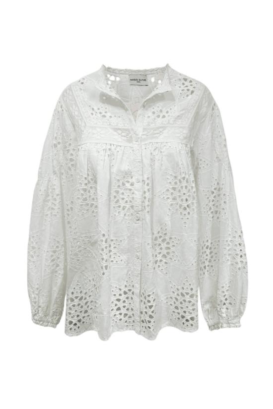 26SS Miss June 블라우스 5218 Grey