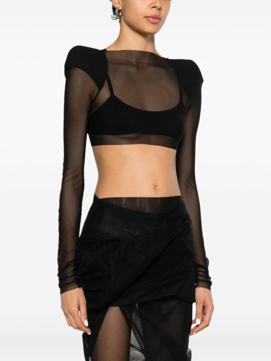 26SS 릭 오웬스 긴팔 티셔츠 RO01F6270 TUS09 97 - RICK OWENS