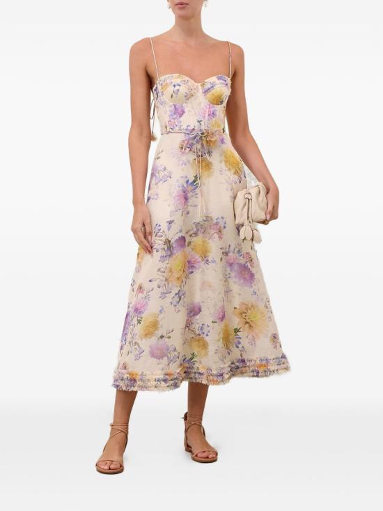 26SS 짐머만 롱 원피스 7568DS 261CRDA Beige - ZIMMERMANN