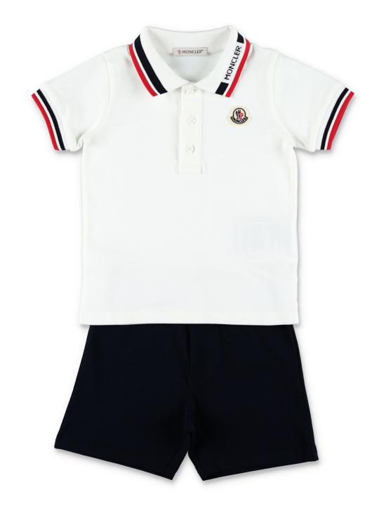 26SS [키즈] 몽클레어 캐주얼 세트 8M000158496F F07 Bianco