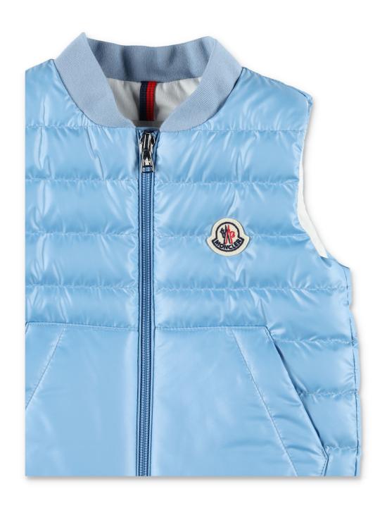 26SS [키즈] 몽클레어 롱 자켓/코트 1A00017597YX 71P Blu - MONCLER