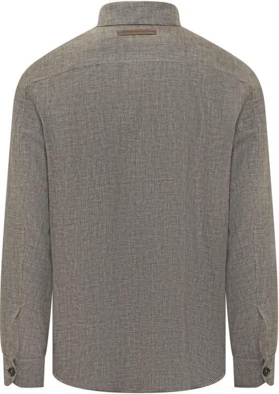 26SS 에르메네질도제냐 긴팔 셔츠 UHV75A3SOT52M09 TAUPE - ERMENEGILDO ZEGNA