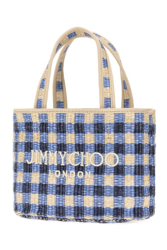 26SS 지미추 토트백 BEACHTOTEEWMINIHEE MME Checked - JIMMY CHOO