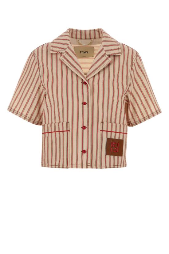 26SS 펜디 셔츠 FLF862AOHT F1W21 Stripped