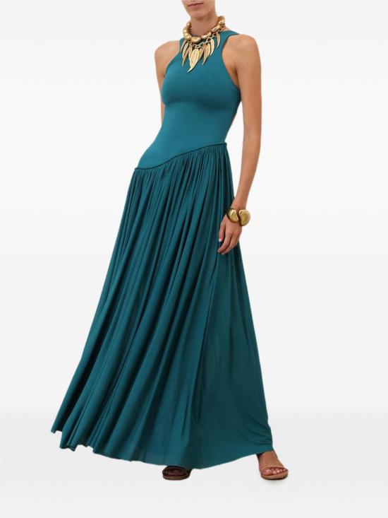 26SS 짐머만 롱 원피스 8481D S261TEAL Petrolio - ZIMMERMANN