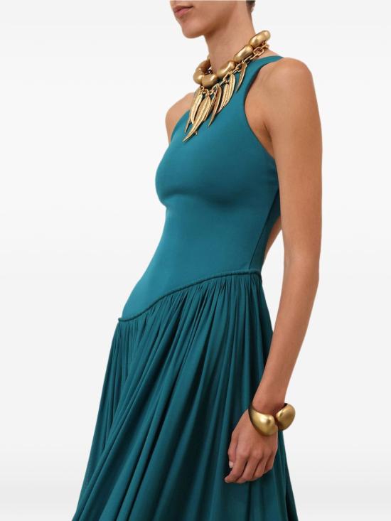 26SS 짐머만 롱 원피스 8481D S261TEAL Petrolio - ZIMMERMANN