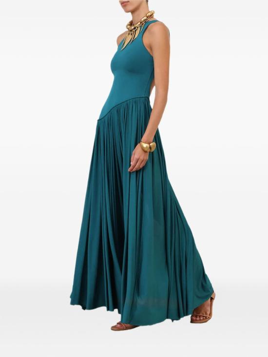 26SS 짐머만 롱 원피스 8481D S261TEAL Petrolio - ZIMMERMANN