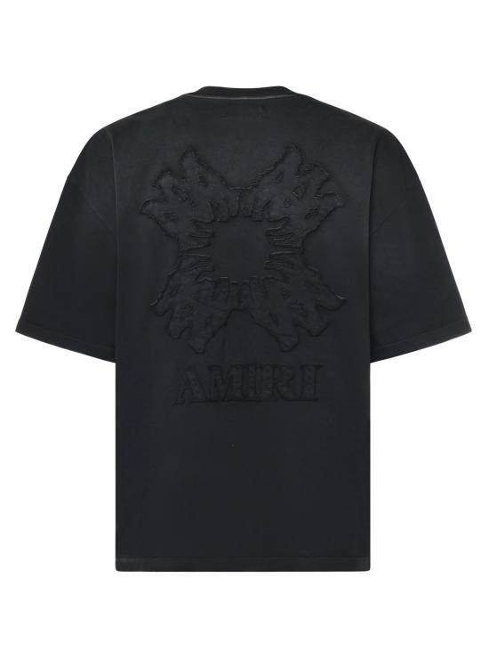  아미리 탑 오버사이즈 로고 티셔츠 블랙 - AMIRI