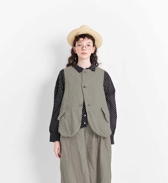  Véritécoeur 베스트 Garment Dye 양면 조끼