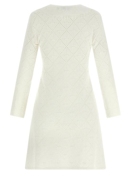  셀프 포트레이트 숏 원피스 레이스 드레스 화이트 - SELF PORTRAIT