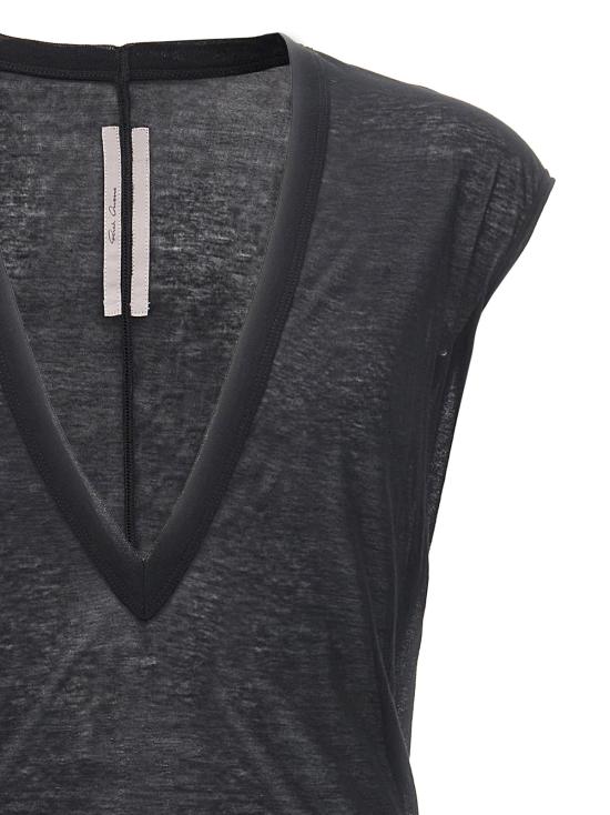  릭 오웬스 탑 딜런 티셔츠 블랙 - RICK OWENS