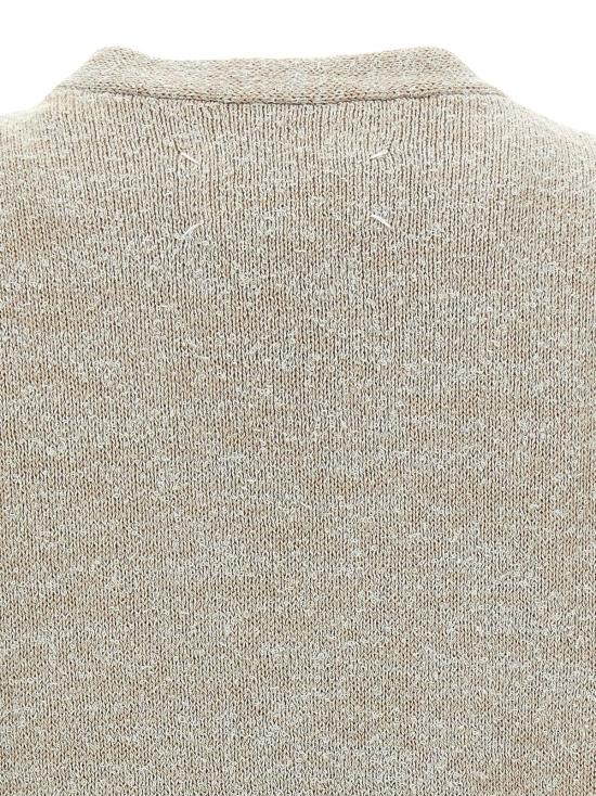  마르지엘라 베스트 Maison Margiela Bouclé 니트 조끼 Gilet Beige - MAISON MARGIELA