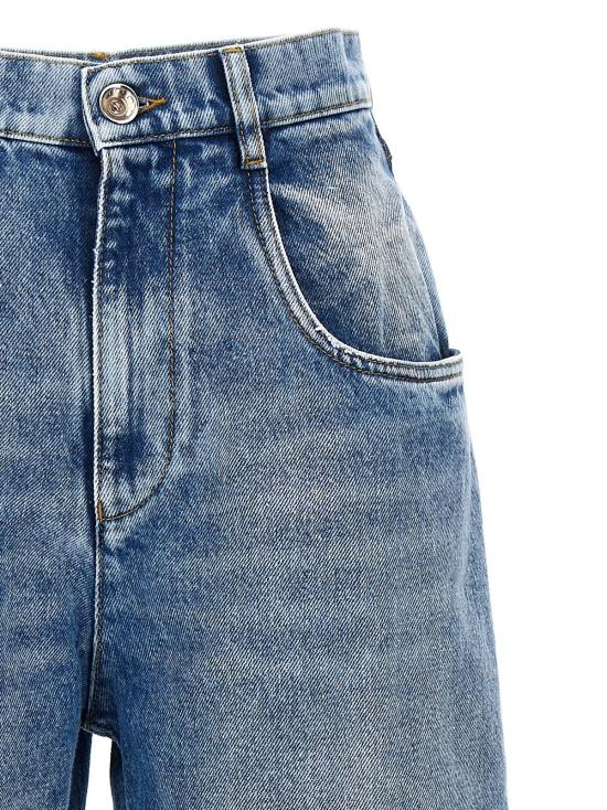  마르지엘라 데님 팬츠 메종  컷아웃 진 라이트 블루 - MAISON MARGIELA