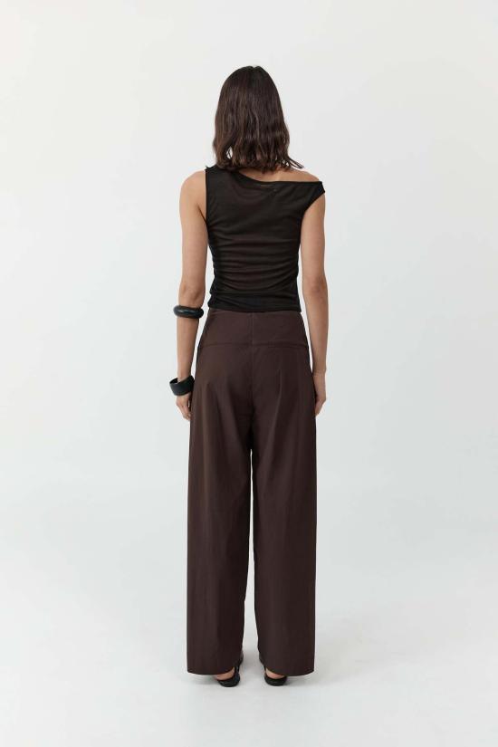  세인트아그니 팬츠 세인트 아그니 릴렉스드 플리츠 - ST.AGNI