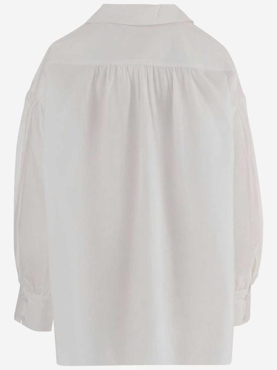  바이말렌비거 탑 말렌 비르거 유기농 면 셔츠 화이트 - BY MALENE BIRGER