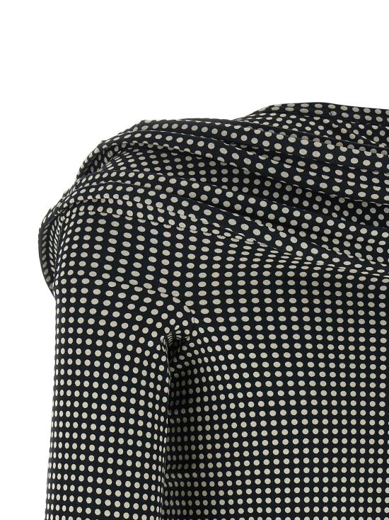  와타나베 준야 숏 원피스 조각 미니 드레스 화이트/블랙 - JUNYA WATANABE