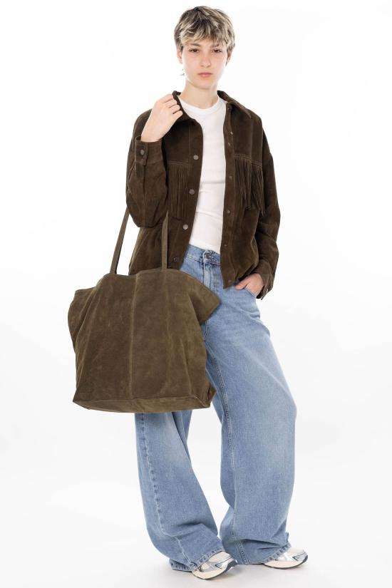 26SS 비꼴로 무스탕 TAB0170 MILITARE Green - VICOLO