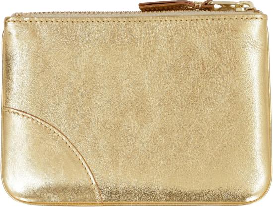 25SS 꼼데가르송 클래식 레더 라인 파우치 SA8100G GOLD Gold - COMME DES GARCONS