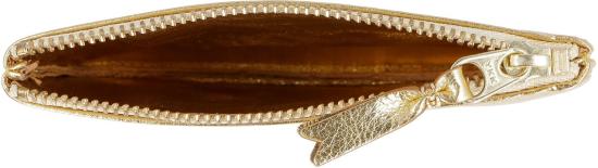 25SS 꼼데가르송 클래식 레더 라인 파우치 SA8100G GOLD Gold - COMME DES GARCONS
