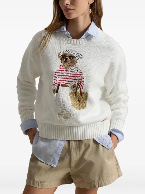 26SS 폴로 랄프로렌 스웨터 211A12723 001 WHITE MULTI - POLO RALPH LAUREN