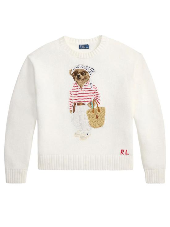 26SS 폴로 랄프로렌 스웨터 211A12723 001 WHITE MULTI