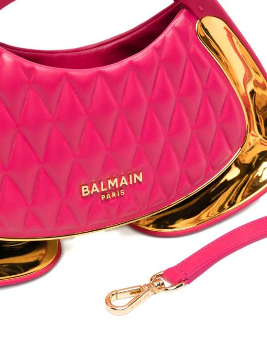 26SS 발망 가방 GN1DA902KTEY OJG ROSE FUCHSIA OR OJG - BALMAIN